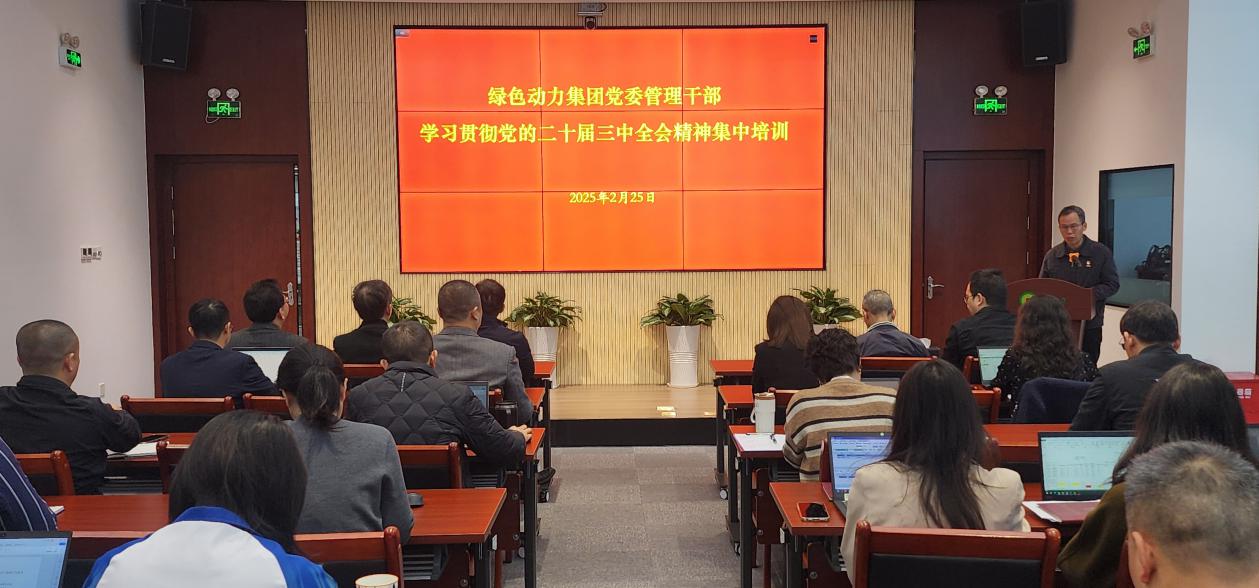 太阳集团官网集团党委举办学习贯彻党的二十届三中全会精神集中培训班：筑牢高质量发展思想根基