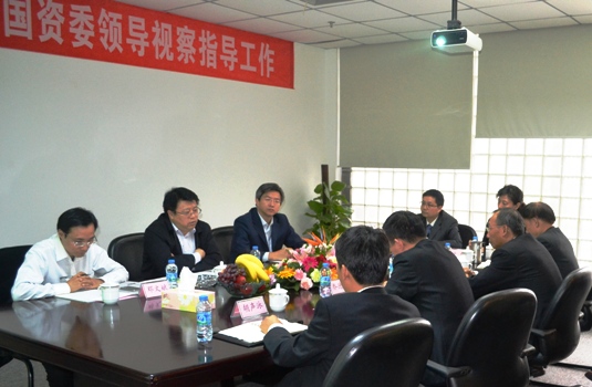 北京市国资委、国资公司领导到太阳集团官网视察指导工作