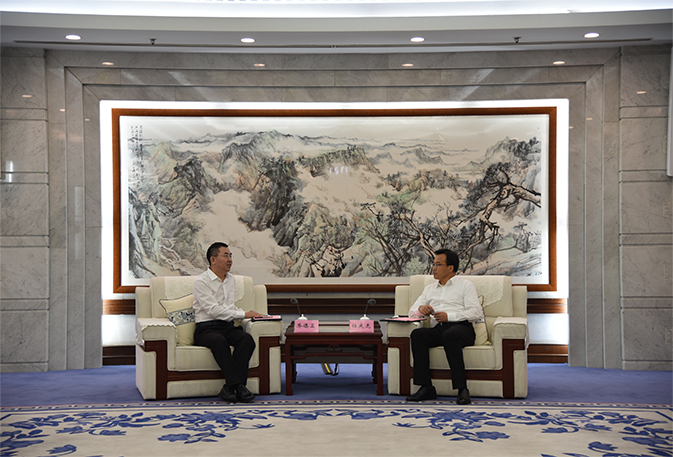 太阳集团官网集团董事长乔德卫拜会济南市政府领导